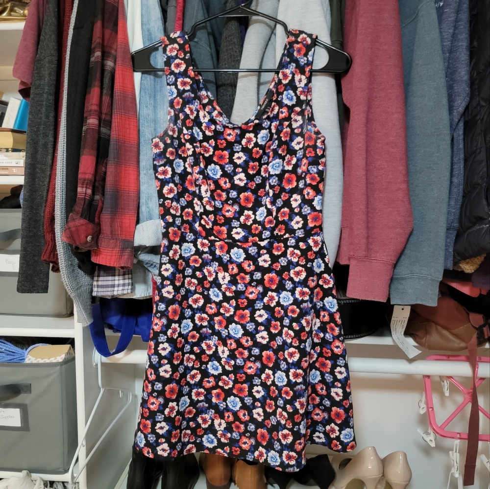 Floral mini dress